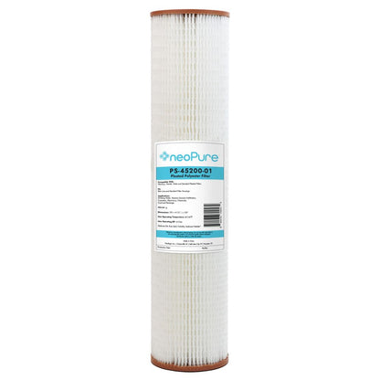 Neo-Pure PS-45200-01 20" BB High Efficiency Pleated Filter 1 micron