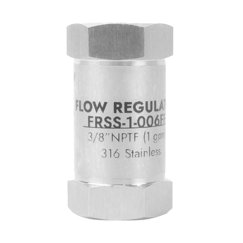 Neo-Pure Stainless Steel  Flow Control 1 gpm 316SS 3/8 FPT