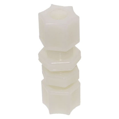 JACO 20-6-N-PG Bulkhead Union 3/8 OD x 5/8 Comp Thread Nylon Gripper Nut