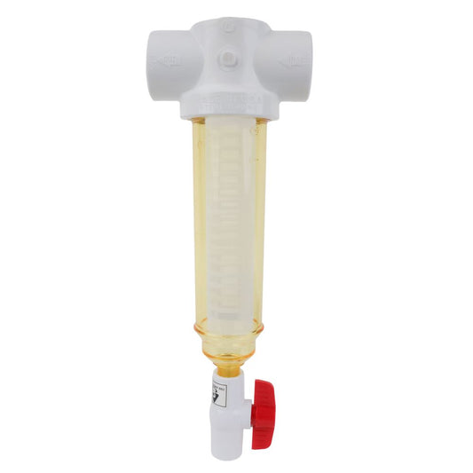 Rusco Chemically Resistant Sediment Trapper Filter T Style 1-1/2" PE - 140 Mesh [104 micron]