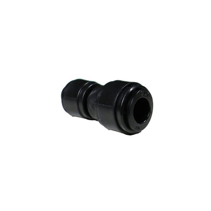 NeoFit - Acetal Black Union Connector 3/8" tube x 1/4" tube
