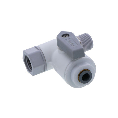 Parker LIQUIfit Angle Stop Adapter Valve - 3/8" x 3/8" x 1/4"