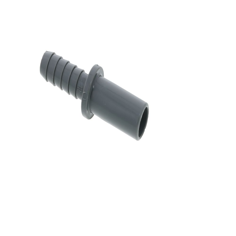 John Guest Stem Barb Connector  - 1/2 OD Stem x 3/8 ID Barb