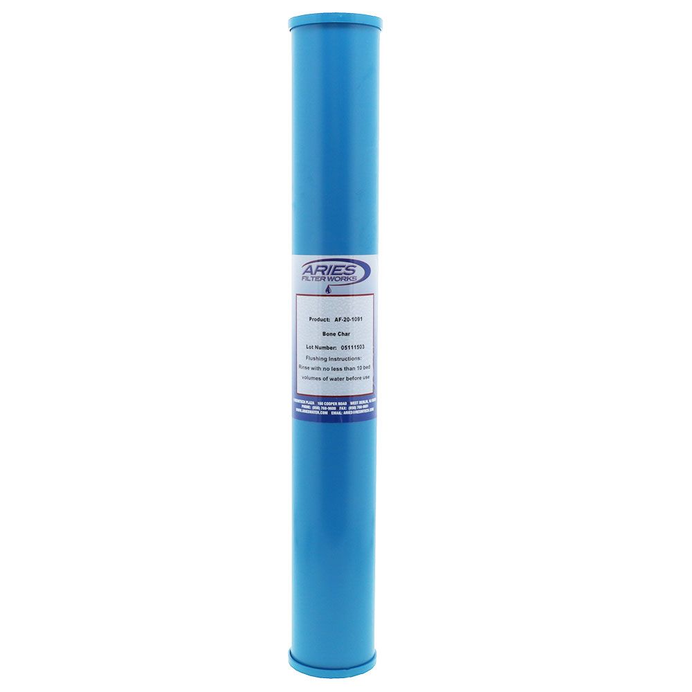 Aries AF-20-1091 Bone Char Fluoride Reduction Filter 2.5 x 20