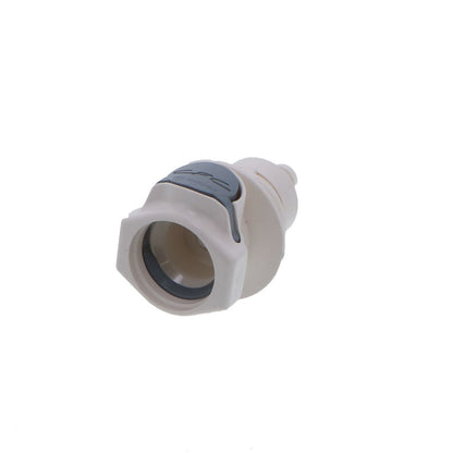HFCD16635 Valved Panel Mount Hose Barb Coupling Body 3/8 ID Barb