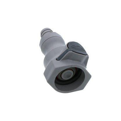 UDC Valved In-Line Hose Barb Coupling Body - 1/2 ID Barb Silicone O-Ring