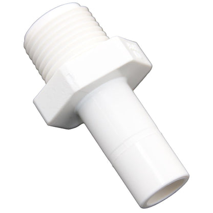 NeoFit - Polypropylene Natural White Stem Adapter 1/2" Stem x 3/8" NPTF