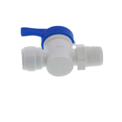DMfit Hand Valve Male Connector - 3/8" Push-in x 3/8'NPTF