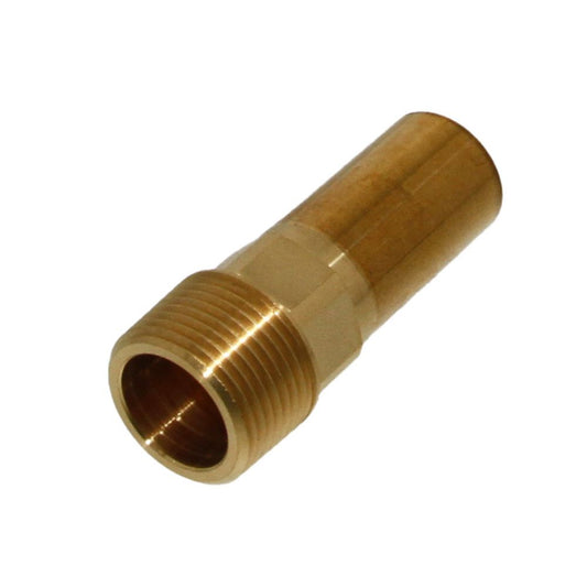 John Guest Brass Male Stem Adapter BSPT - 15mm x 1/2 BSPT