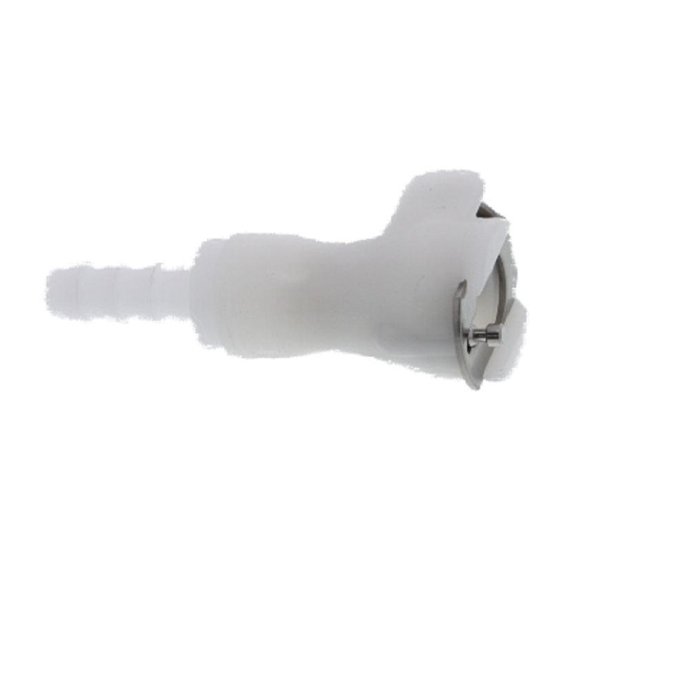 16000 NSF Valved In-Line Hose Barb Coupling Body 3/16 ID Barb