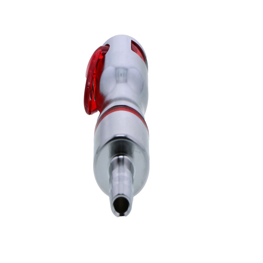 LQ6D17006RED Valved In-Line Liquid Cooling Coupling Body 3/8 ID Barb Warm Red