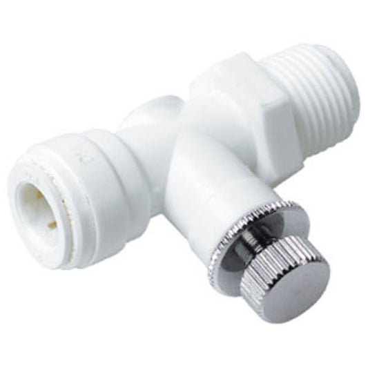 DMfit Control Valve Male Connector - 1/4" Push-in x 1/4" NPTF