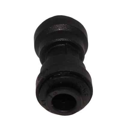 John Guest Union Connector Black Polypropylene  - 1/4