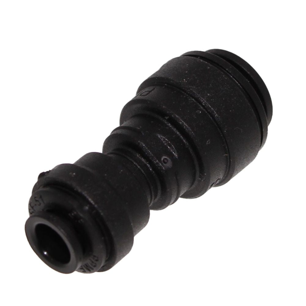 John Guest Reducing Union Black Polypropylene  - 3/8 x 1/4