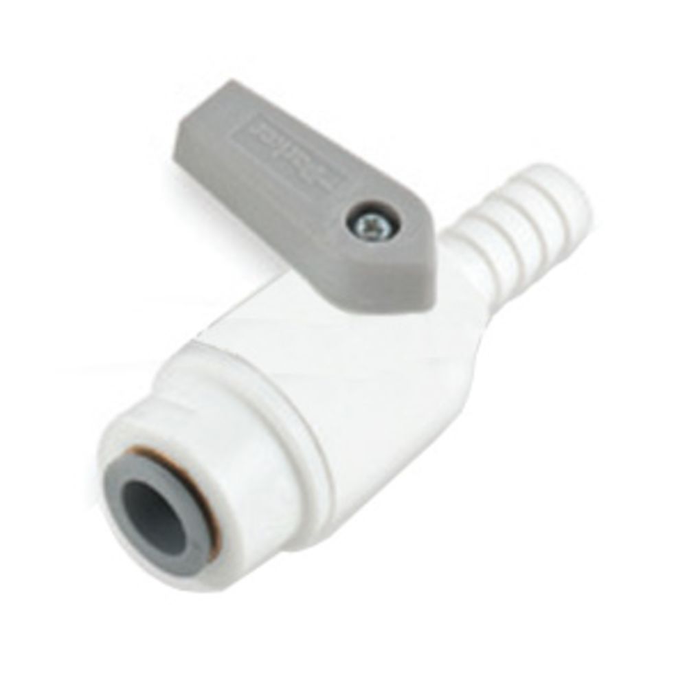 Parker Liquifit Par-Barb Valve Union Connector - 3/8 ID Barb x 3/8 QC