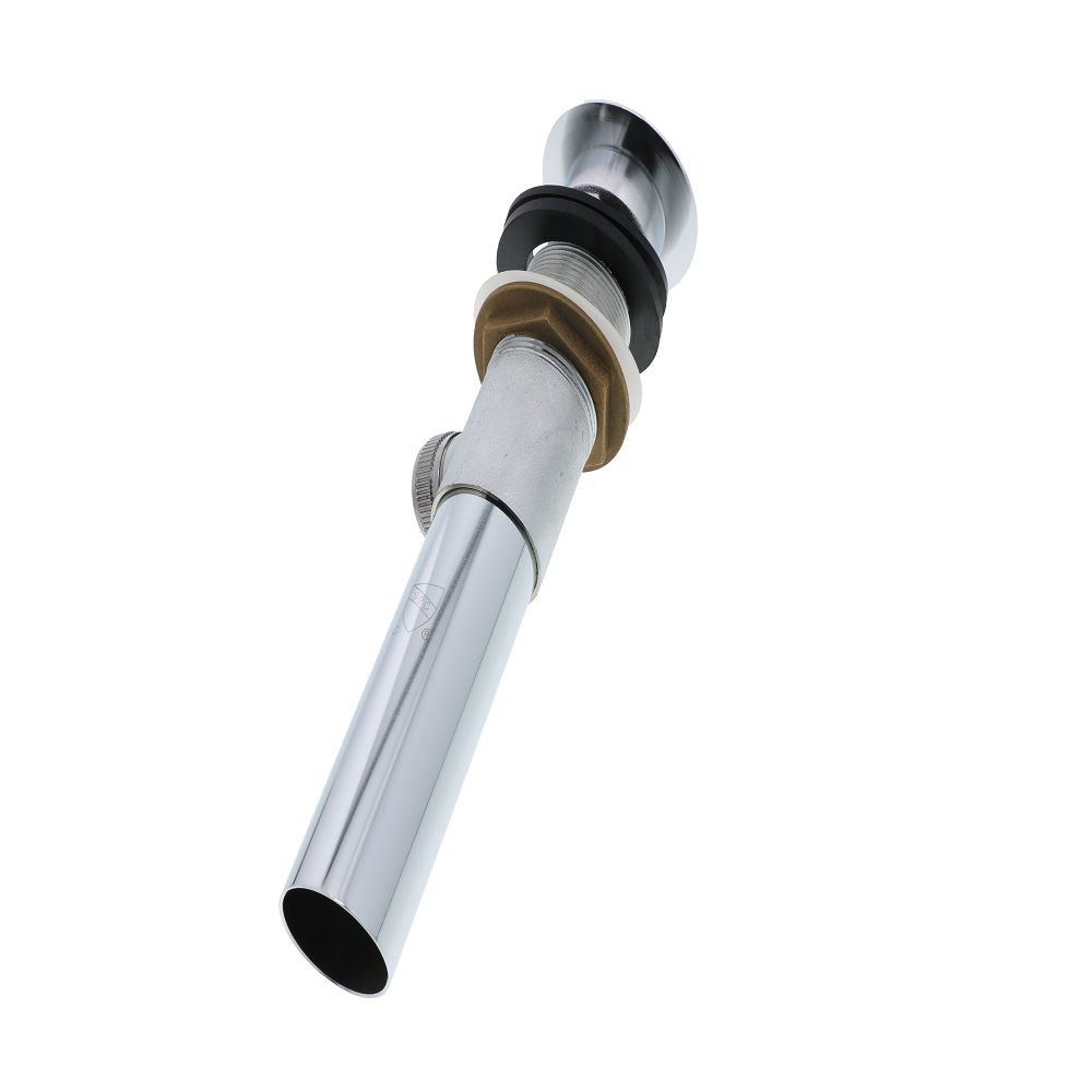 T&S Brass B-0898 Pop-Up Drain Assembly with Vandal Resistant Stopper
