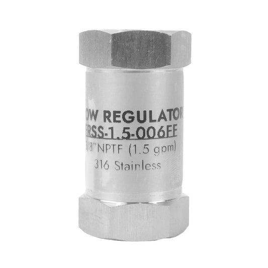 neoFlo Stainless Steel  Flow Control 1.5 gpm 316SS 3/8 FPT