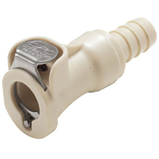 PLCD17060812 Valved In-Line Hose Barb Coupling Body 3/8 ID Barb