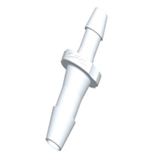 HSR8630 Straight Reducer Fitting White Nylon 1/4 HB X 3/16 HB