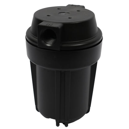 5" Neo-Pure SlimLine Flat Cap Housing Black Cap/Black Sump - 1/2"