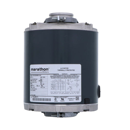 Marathon Electric 828 NEMA 48YZ Frame RO/Carbonator Motor 1/3 HP 100-120V/240V AC