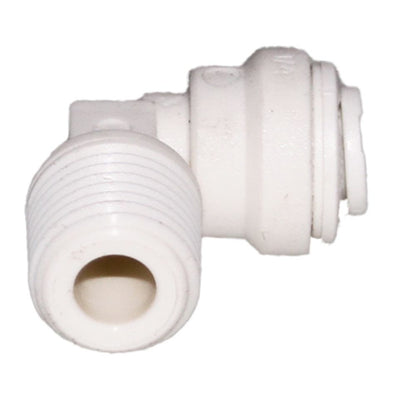 John Guest Fixed Elbow NPTF Polypro - 1/4 x 1/4 NPTF