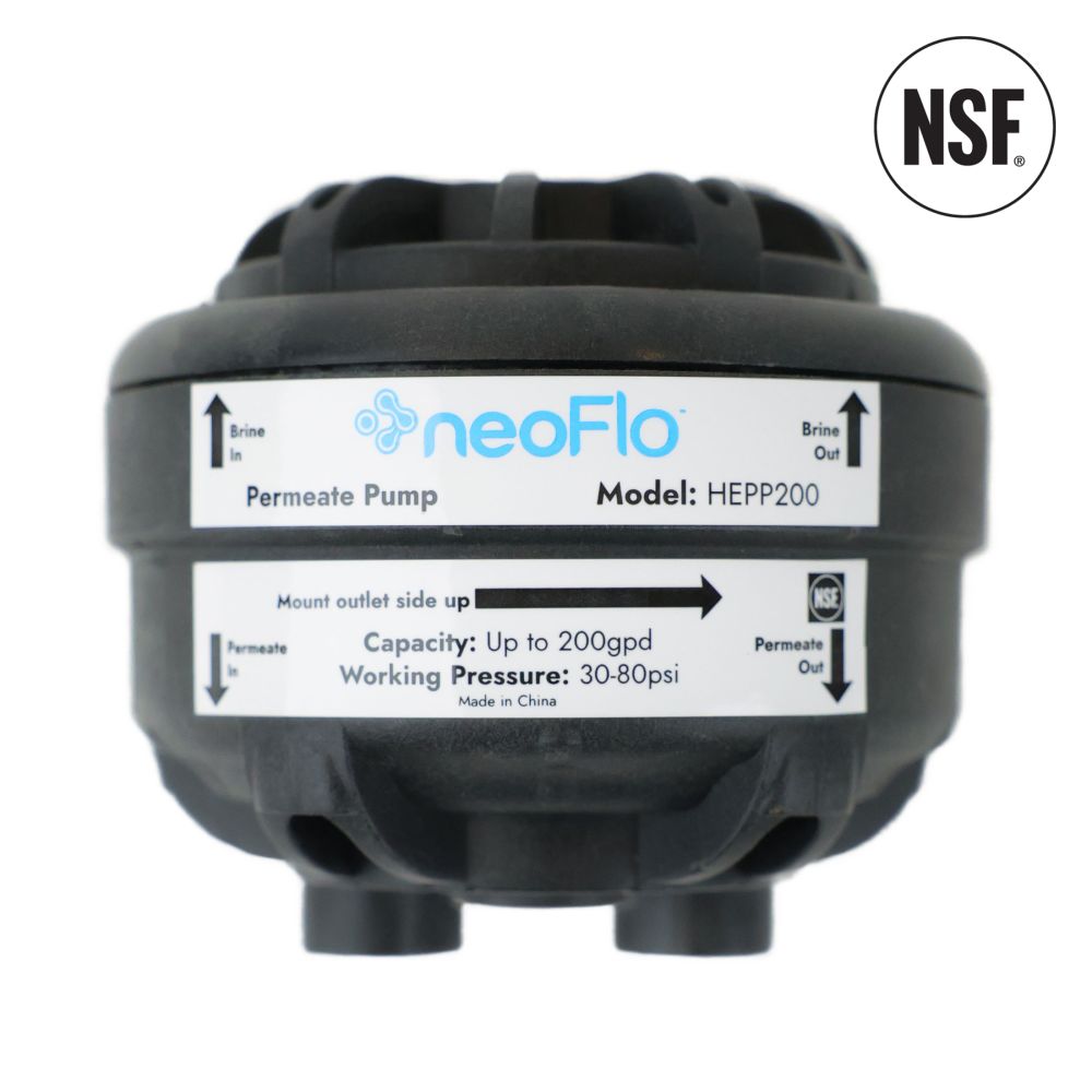 NeoFlo HEPP200 Permeate Pump NSF® Certified for up to 200 GPD