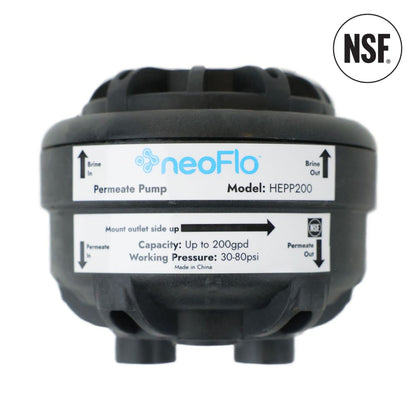 NeoFlo HEPP200 Permeate Pump NSF® Certified for up to 200 GPD