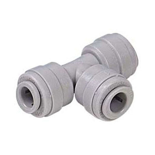 White DMfit Union Tee - 1/2" x 1/2" x 1/2" Push-in