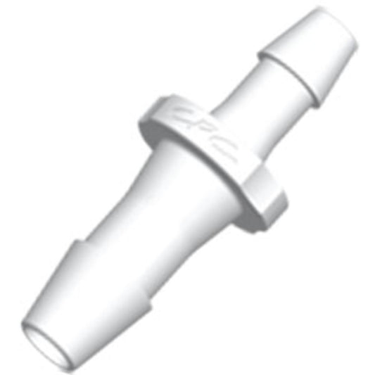 FitQuik Polycarbonate Tube to Tube Straight Reducer Fitting Purple Tint - 1/4" ID barb x 1/8" ID