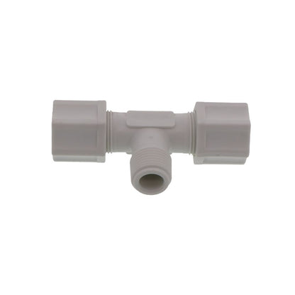 JACO 60-8-6-P-PG Polypropylene Male Branch Tee 1/2 OD Tube x 3/8 MPT