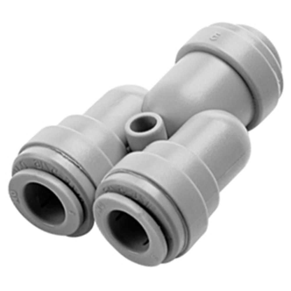 DMfit Two Way Divider - 1/2" x 1/2" x 1/2" Push-In