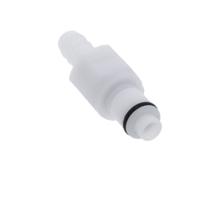 PLCD22005V Valved In-Line Hose Barb Coupling Insert 5/16 ID Barb Viton O-ring