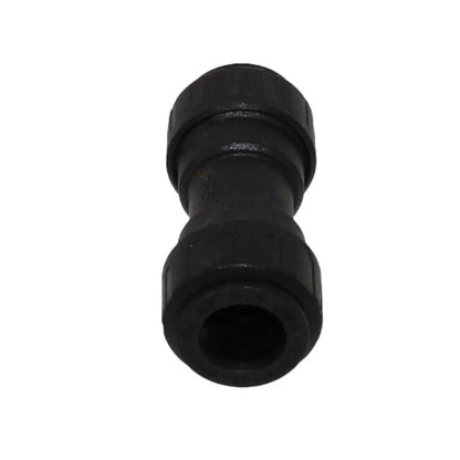 John Guest ProLock Black Reducing Coupler - 1/2 CTS x 3/8 CTS