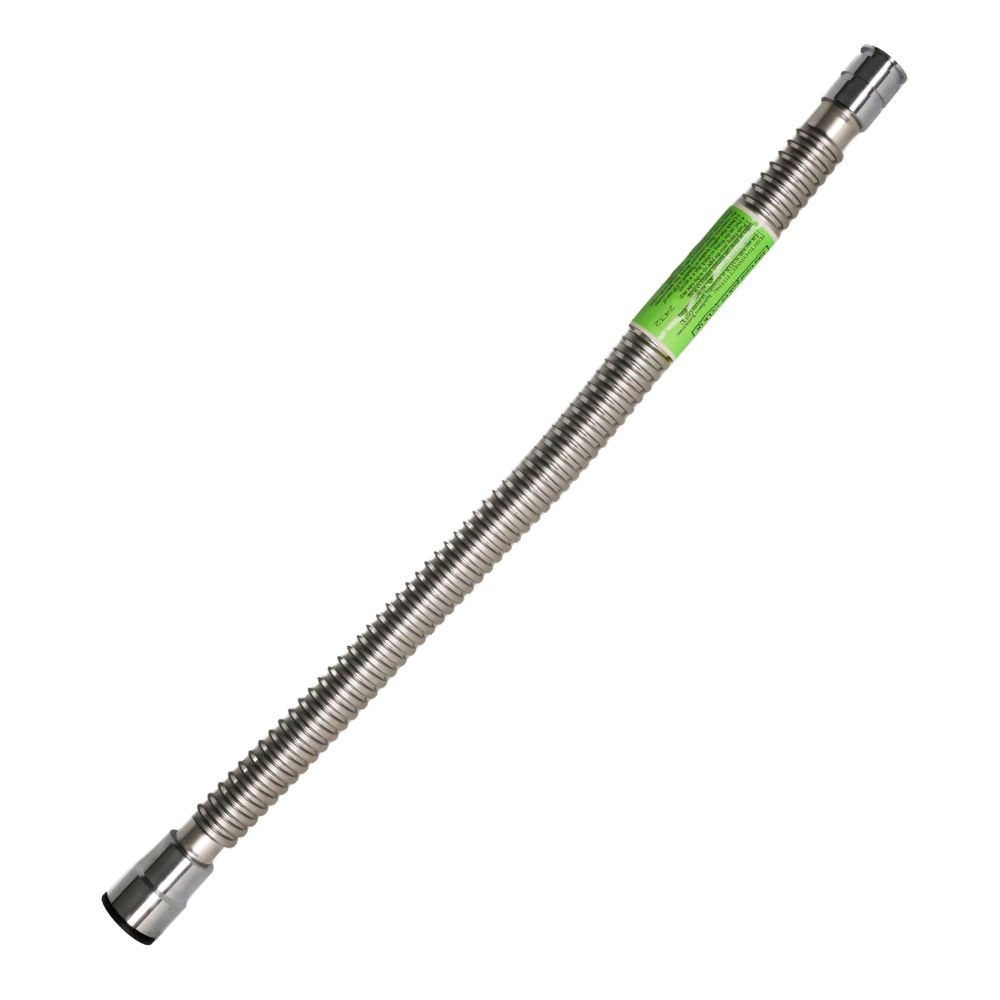 Flexible Stainless Steel Water Softener Connector – Clack Valve Connection by QC x 24” 