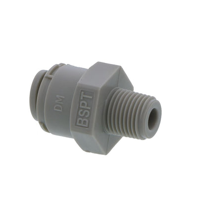 DMfit Straight BSPT Male - 1/4" Push-in x 1/8" BSPT