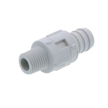 Colder DrumQuik 2879801 Vent Check Valve 1/2 Hose Barb x 1/4 MNPT Viton O-Ring
