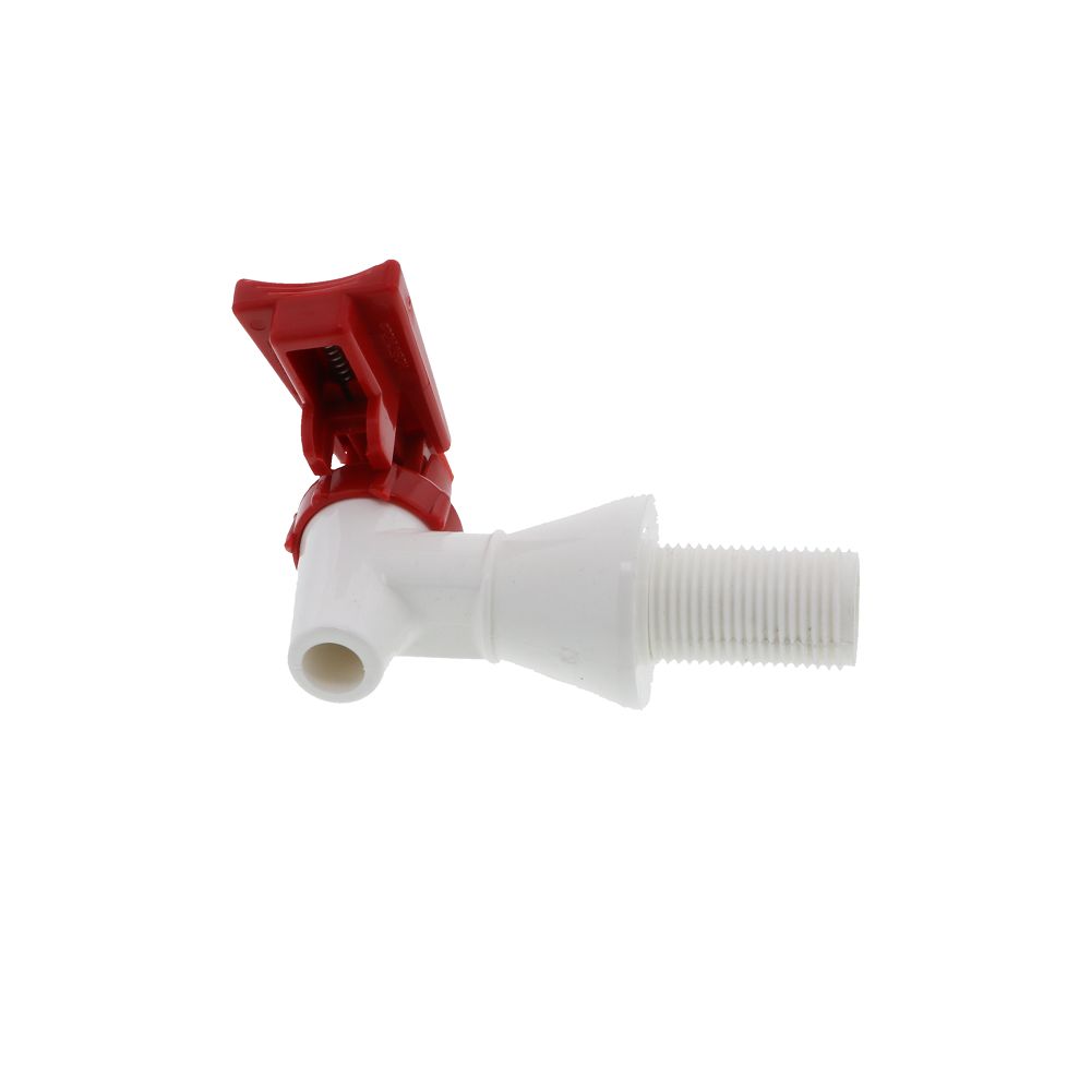 Oasis White Water Cooler Faucet Belled With Male Threads