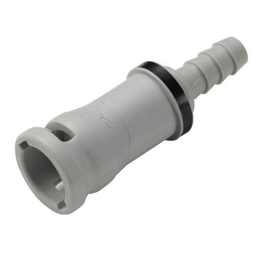 NS2D170412 Valved In-Line Hose Barb Coupling Body 1/4 ID Barb