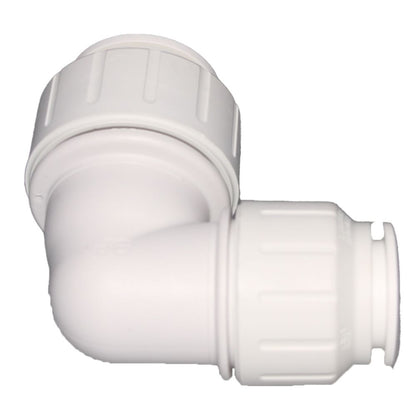 John Guest Reducing Union Elbow - 1 CTS x 3/4 CTS