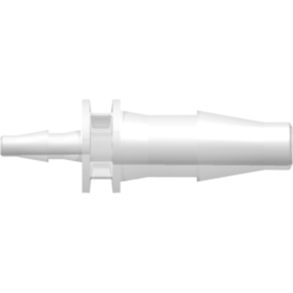 LinkTech Straight Through Reduction Tube Fitting with Classic Series Barbs, 5/32" [4.0 mm] and 1/16" [1.6 mm]