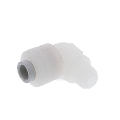 Kynar PVDF Male Elbow - 1/4 x 1/8 NPTF