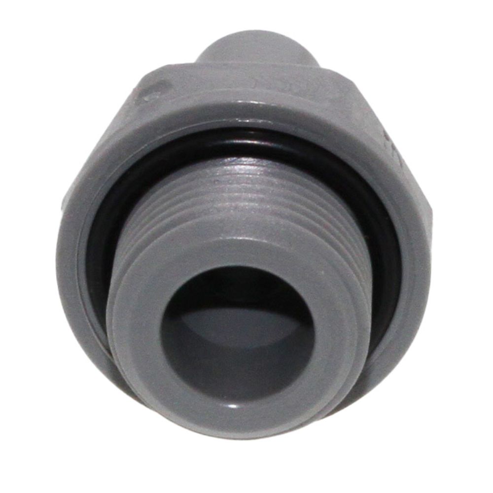 John Guest Stem Adapter BSPT - 1/4 x 1/8  BSPT