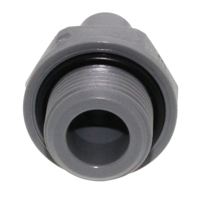 John Guest Stem Adapter BSPT - 1/4 x 1/8  BSPT