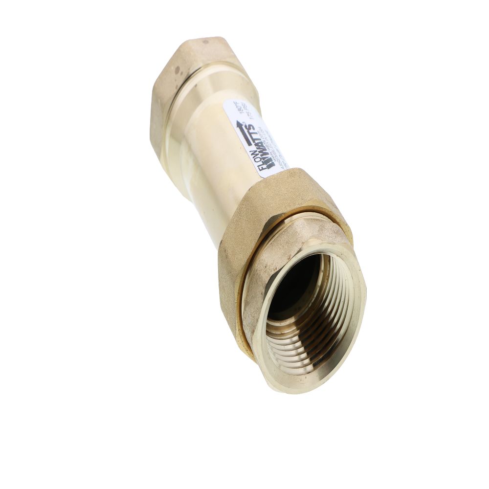 Watts LF7RU2-2 Lead Free Dual Check Valve 1 Union FNPT x 1 FNPT