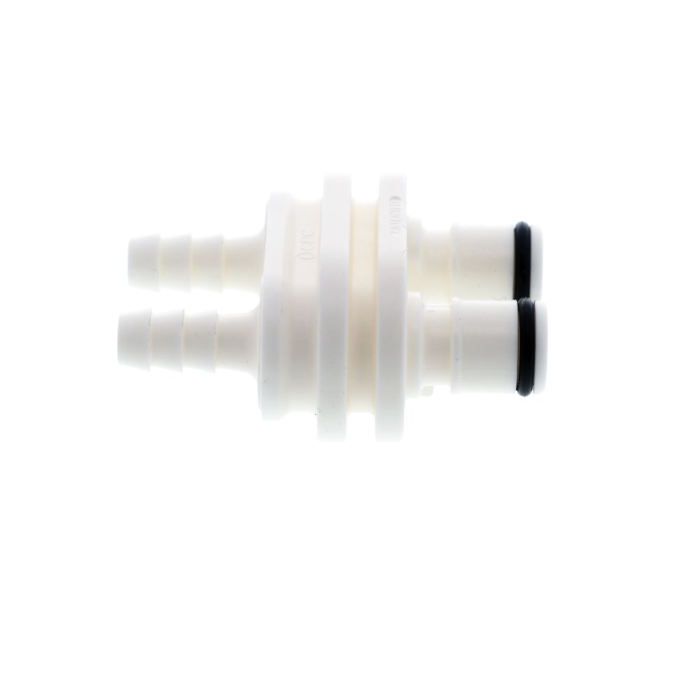 DPC22004 Non-Valved In-Line Hose Barb Coupling Insert 1/4 ID Barb