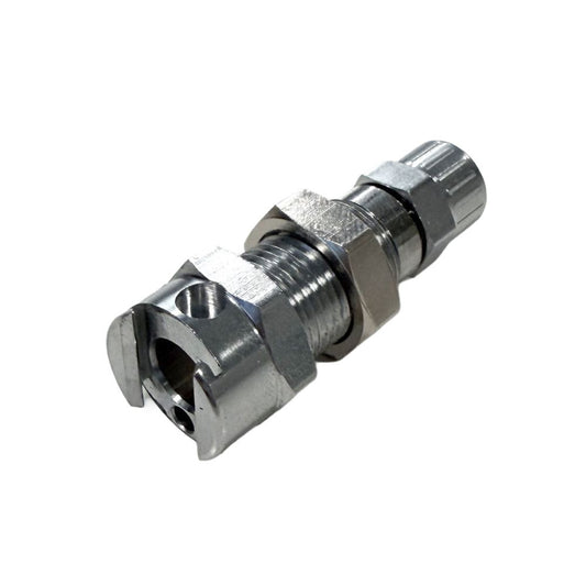 Multi-Mount Valved PTF Coupling Body - 1/4 PTF Chrome
