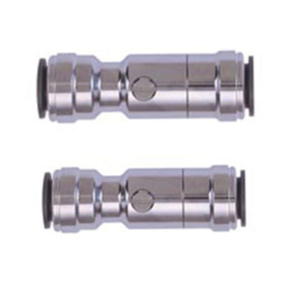 John Guest 15HSV Service Valve Brass Chrome Plated - 15mm