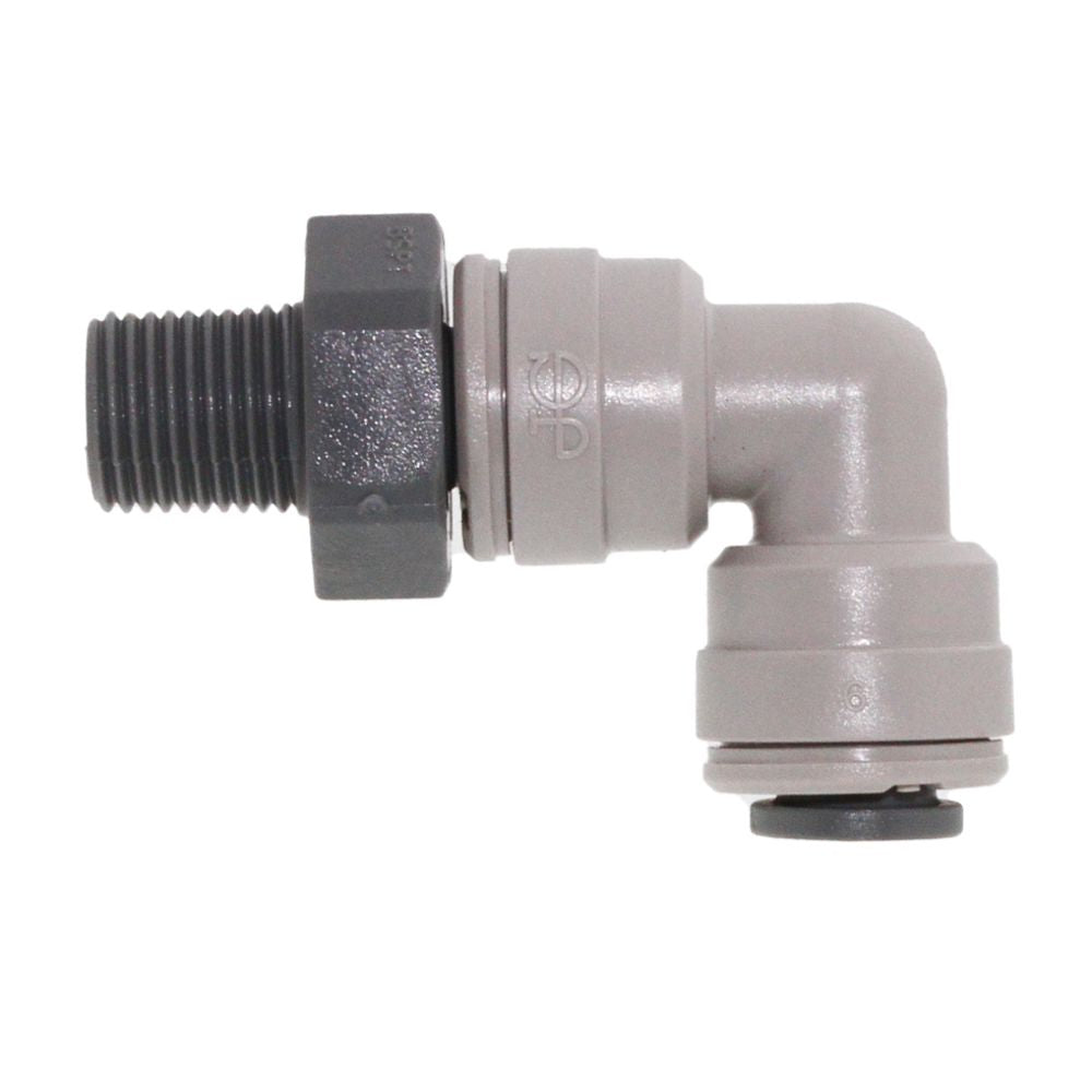 John Guest Swivel Elbow NPTF - 1/2 x 1/2  NPTF
