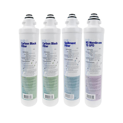 Aqua Flo 41407011 Annual Filter Replacement Kit for QCRO